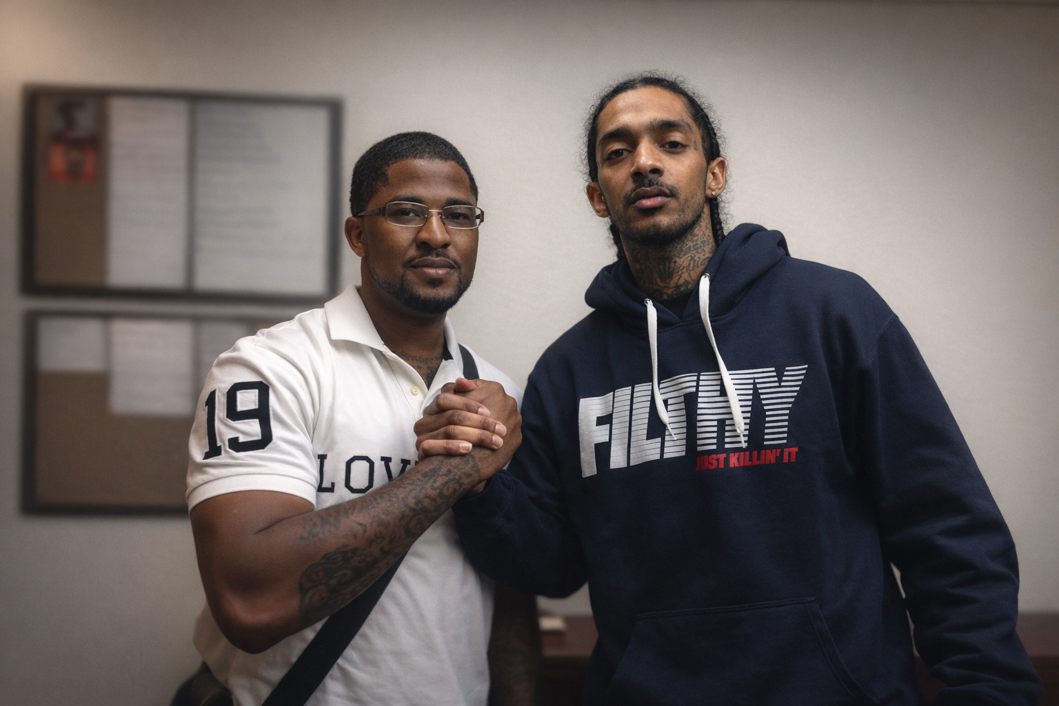 Nipsey Hussle and Sherman Perryman